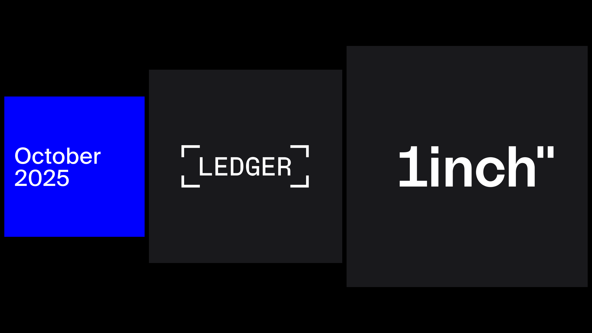 1inch in October: rebrand, collab with Ledger