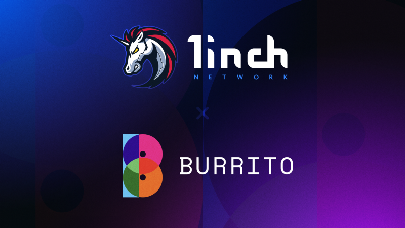 1inch partners with Burrito Wallet