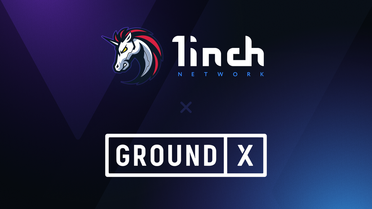 1inch partners with Ground X
