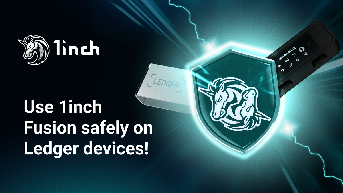 Ledger’s update enhances support for 1inch Fusion