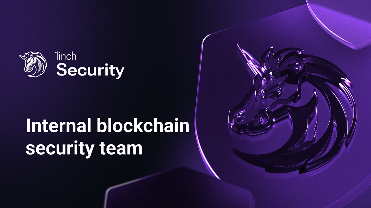 1inch’s internal blockchain security team