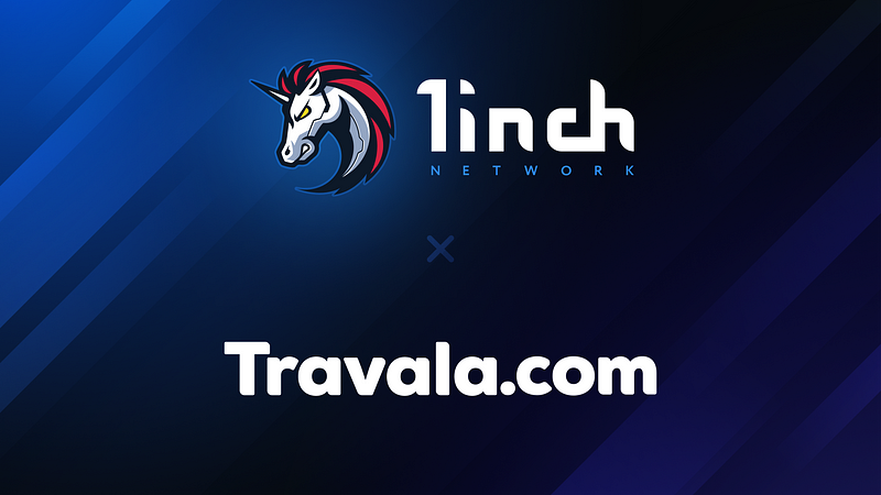1inch partners with Travala.com