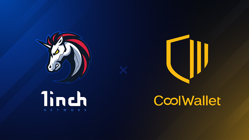 1inch integrates with CoolWallet