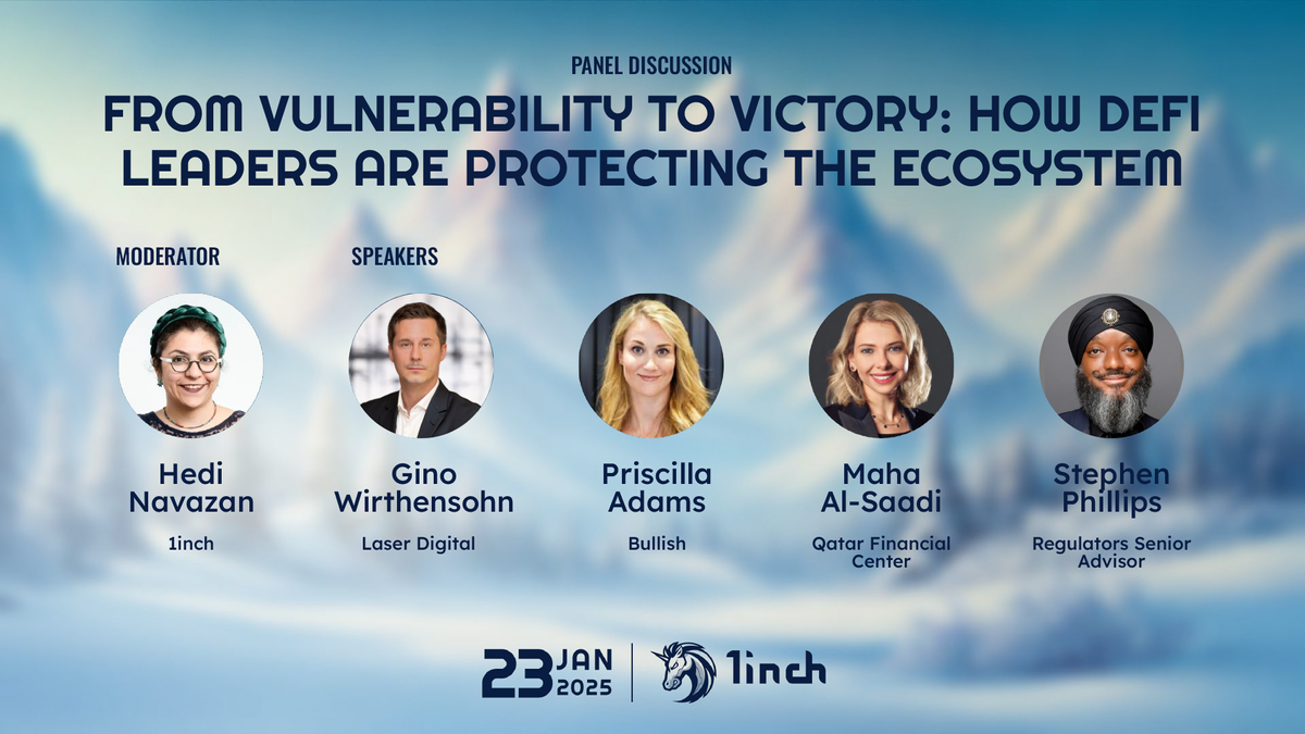 1inch Davos conference: From vulnerability to victory