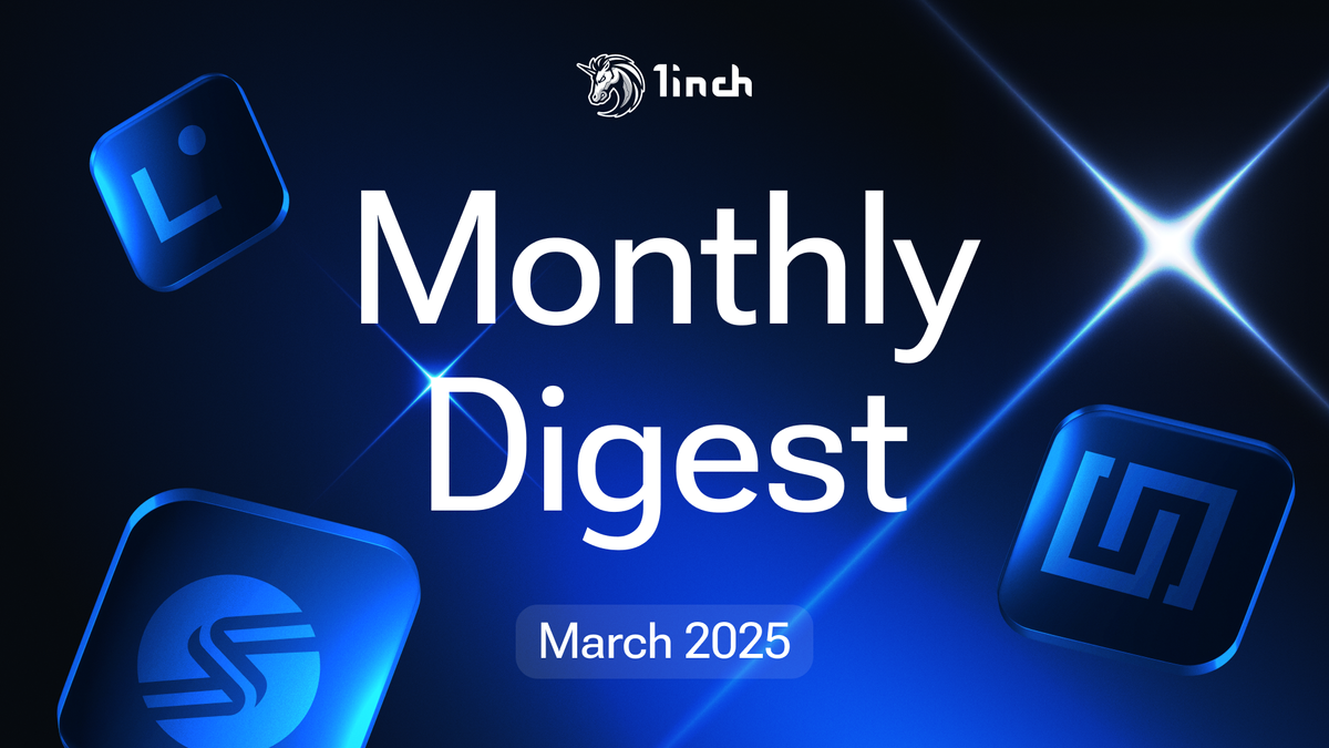 1inch in March: expanding to Linea, new integrations