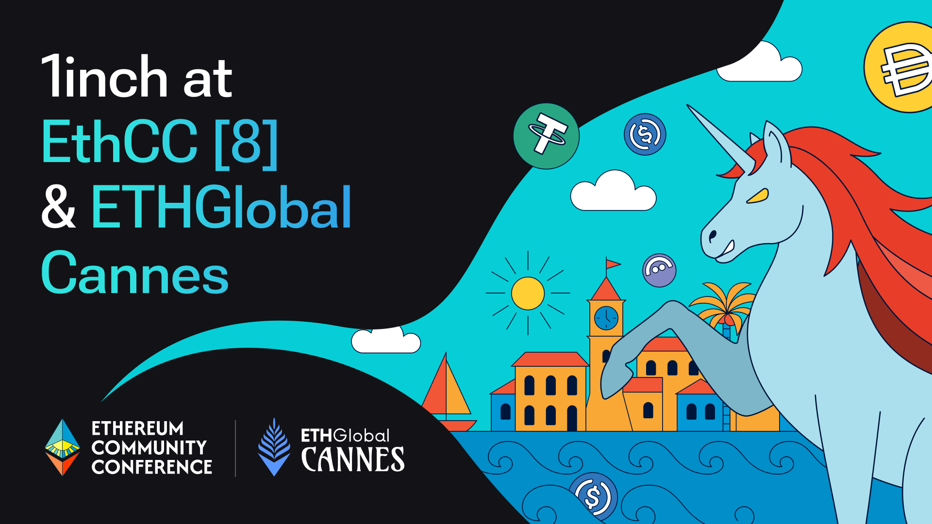 1inch to attend EthCC[8] and ETHGlobal in Cannes