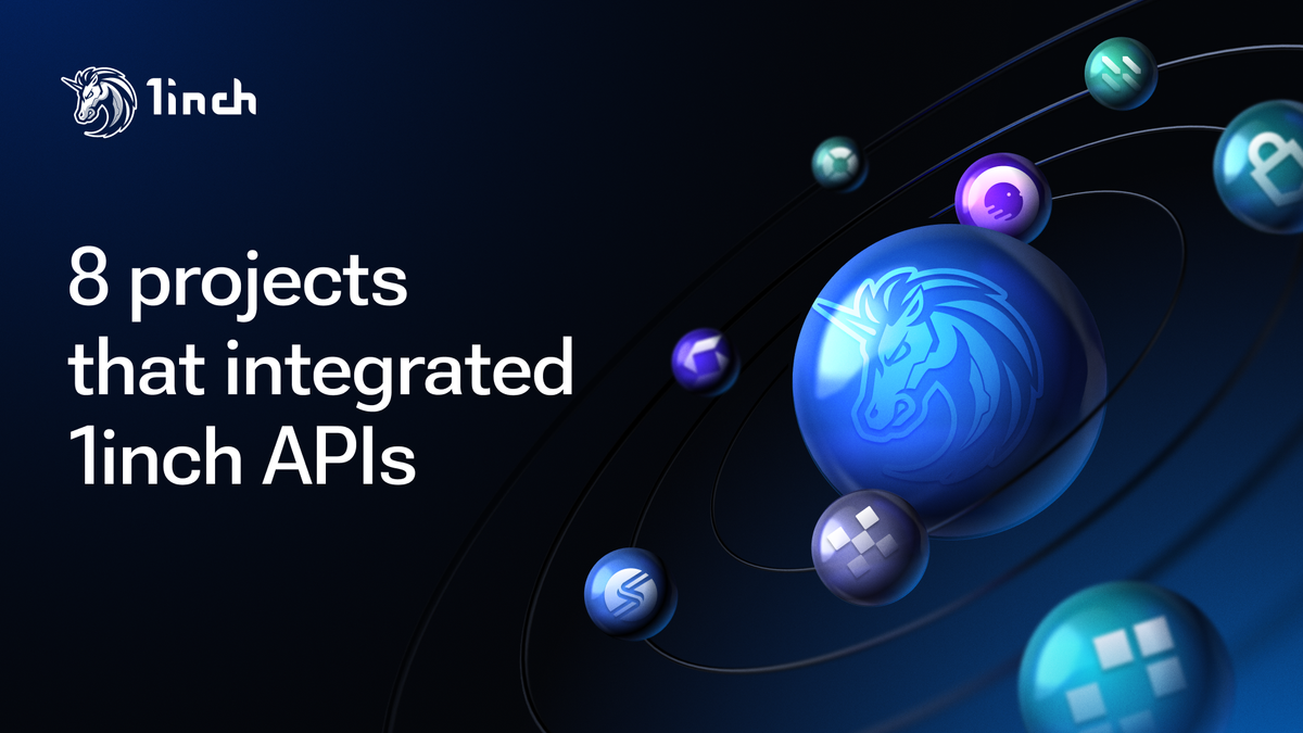 8 projects that integrated 1inch APIs