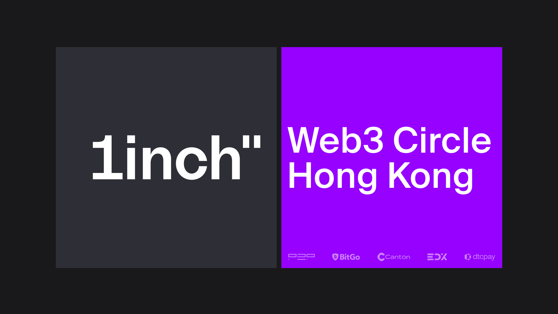 1inch x Web3 Circle Hong Kong