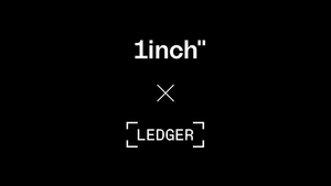 1inch adds Ledger connectivity
