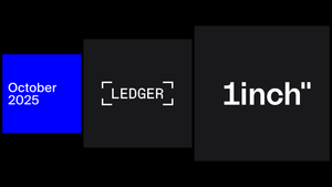 1inch in October: rebrand, collab with Ledger