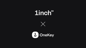 A collab between 1inch and OneKey offers users a mix of security and efficiency