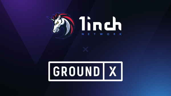 1inch partners with Ground X