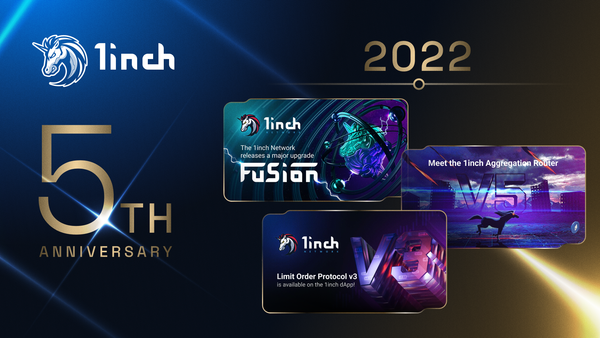 Looking back on 5 years of innovation: 1inch in 2022