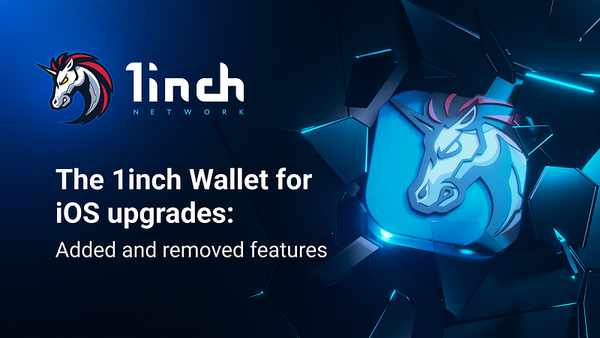The 1inch Wallet for iOS upgrades: added and removed features