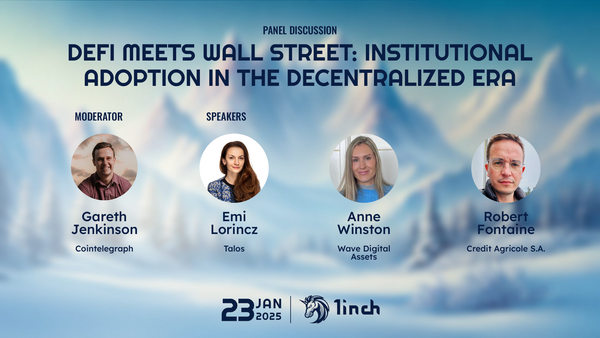 The 1inch Davos conference: DeFi Meets Wall Street –  Institutional Adoption in the Decentralized Era