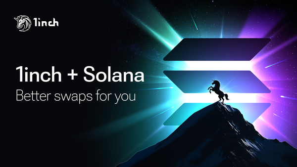 Get the best out of your Solana tokens with 1inch