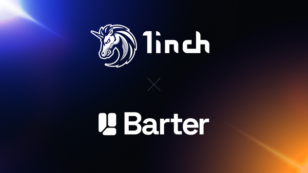 1inch partners with Barter